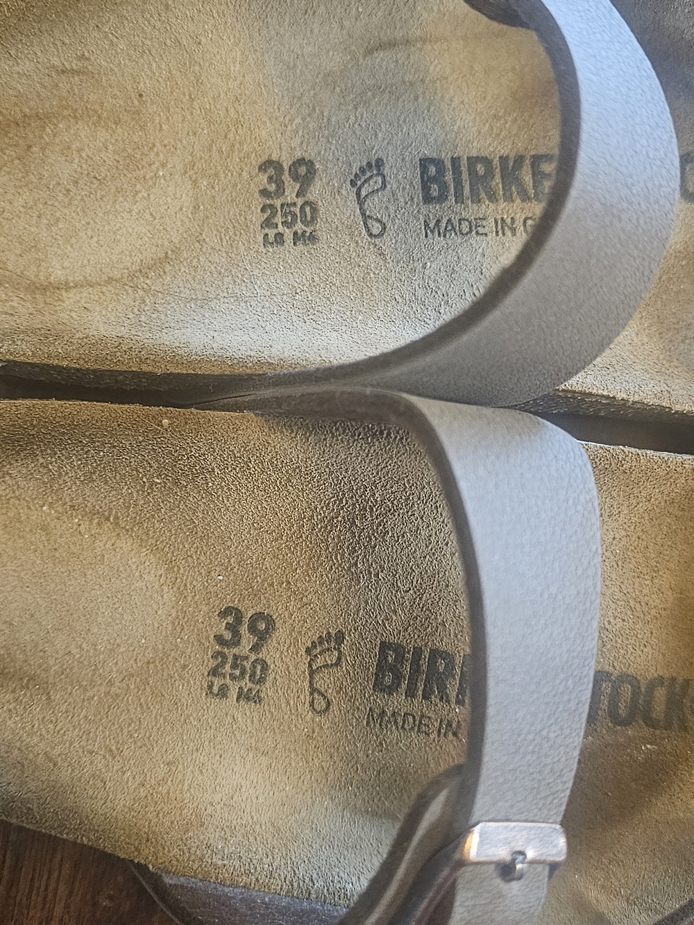 Birkenstock Mayari Taupe Crisscross Double-Strap Sandals - Picture 2 of 3